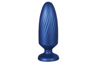 Синяя анальная пробка G Stuck Silicone Anal Plug - 13,5 см.