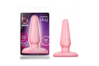 Розовая анальная пробка B Yours Small Cosmic Plug - 10,1 см.