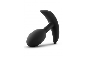Черный анальный стимулятор Vibra Slim Plug Small - 8,8 см.