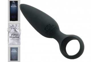 Чёрная анальная пробка Butt Plug - 10,8 см.