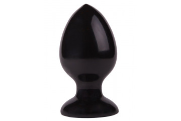 Черная анальная пробка MAGNUM 8 - 11,5 см.