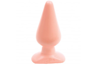 Анальная пробка телесного цвета Butt Plugs Smooth Classic Large - 14 см.