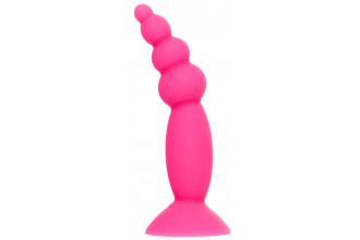 Розовая анальная втулка Hild - 11 см.