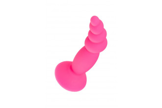 Розовая анальная втулка Hild - 11 см.