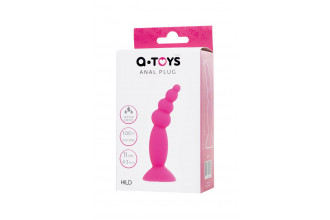 Розовая анальная втулка Hild - 11 см.
