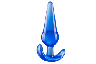 Синяя анальная пробка в форме якоря Large Anal Plug - 12,2 см.