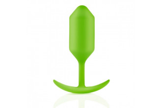 Лаймовая пробка для ношения B-vibe Snug Plug 3 - 12,7 см.