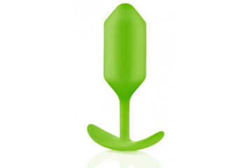 Лаймовая пробка для ношения B-vibe Snug Plug 3 - 12,7 см.
