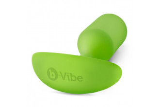 Лаймовая пробка для ношения B-vibe Snug Plug 3 - 12,7 см.