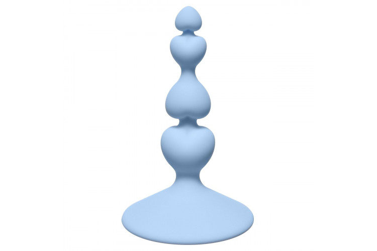 Голубая анальная пробка Sweetheart Plug Blue - 10 см. Голубая анальная пробка Sweetheart Plug Blue - 10 см.