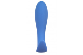 Голубая анальная пробка Strong Force Anal Plug - 14 см.