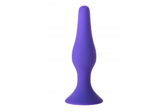 Фиолетовая анальная втулка Toyfa A-toys - 12,5 см.