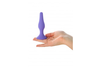Фиолетовая анальная втулка Toyfa A-toys - 12,5 см.