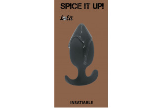 Серая анальная пробка Insatiable - 10,5 см.