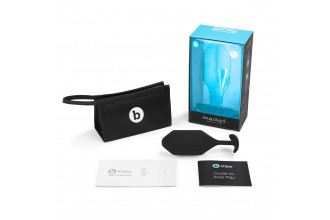 Чёрная пробка для ношения B-vibe Snug Plug 5 - 14 см.