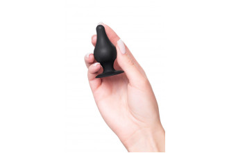Черная анальная втулка Spade XS - 6,5 см.