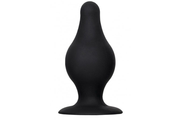 Черная анальная втулка Spade XS - 6,5 см.