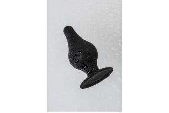 Черная анальная втулка Spade XS - 6,5 см.