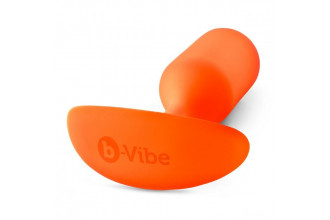 Оранжевая пробка для ношения B-vibe Snug Plug 3 - 12,7 см.