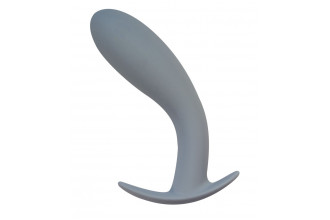 Серая анальная пробка Strong Force Anal Plug - 13,5 см.