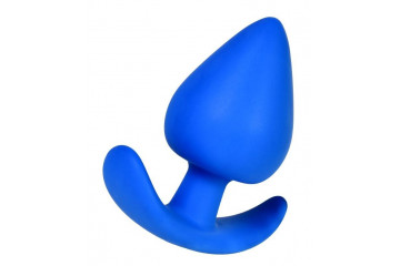 Синяя коническая пробочка из силикона - 11,5 см.