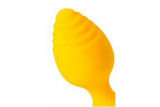 Желтая анальная втулка Riffle - 6 см.