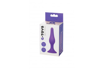 Фиолетовая анальная втулка Toyfa A-toys - 10,2 см.