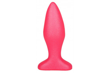 Розовая анальная пробка - 11,5 см.