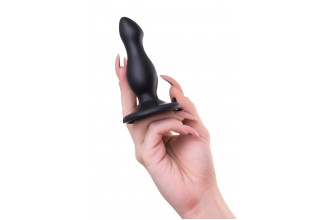 Черная анальная втулка Antlia - 10,5 см.