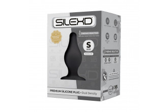 Черная малая анальная пробка SileXD - 7,2 см.