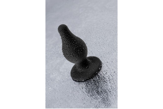 Черная анальная втулка Spade M - 10 см.