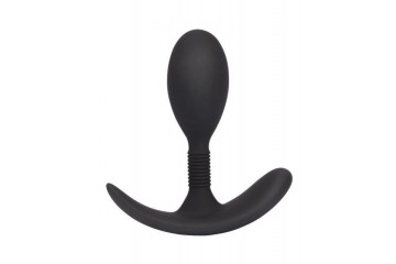 Черная анальная втулка Anal Play Plug S - 8,6 см.