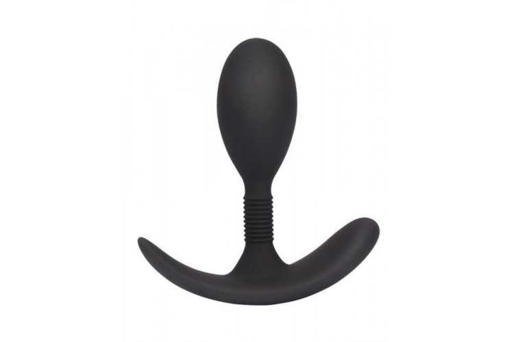 Черная анальная втулка Anal Play Plug S - 8,6 см.