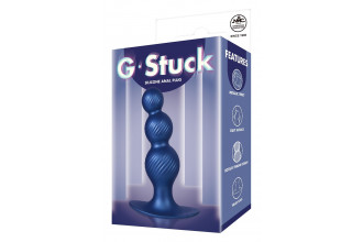 Синяя анальная елочка 5 Inch Silicone Anal Plug - 14 см.