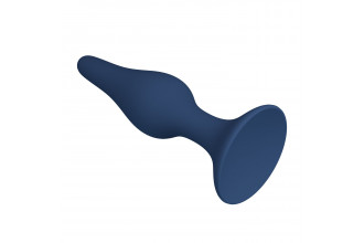 Синяя анальная пробка Slim Anal Plug XL - 15,4 см. Синяя анальная пробка Slim Anal Plug XL - 15,4 см.