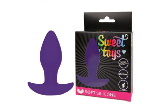 Фиолетовая анальная втулка Sweet Toys - 8,5 см.