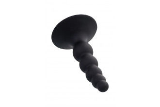 Черная анальная втулка Bootes - 10 см.