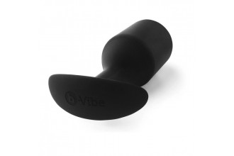 Черная анальная пробка для ношения B-vibe Snug Plug 6 - 17 см.