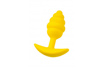 Желтая анальная втулка Vikki - 9 см.