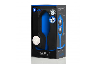 Синяя пробка для ношения Snug Plug 4 - 14,5 см.