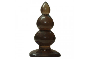 Дымчатая анальная втулка Anal Drops Medium - 14 см.