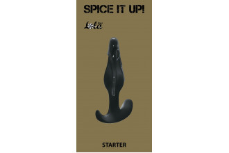 Чёрная анальная пробка Starter - 10,5 см.