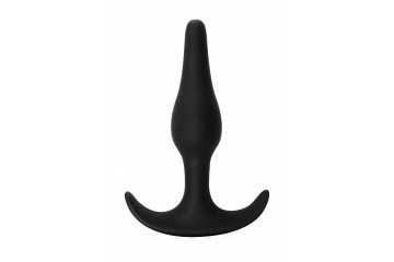 Чёрная анальная пробка Starter - 10,5 см.