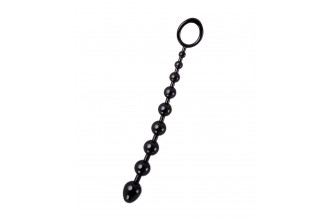 Черная анальная цепочка A-toys - 28,3 см.