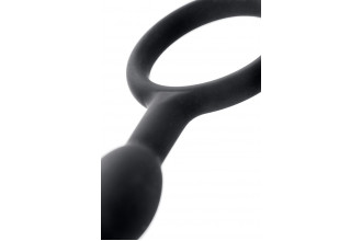 Черная анальная цепочка A-toys - 27,6 см.