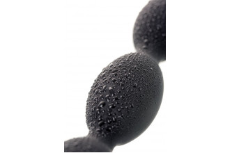 Черная анальная цепочка A-toys - 27,6 см.