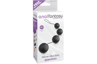 Анальная цепочка из 4 шариков Deluxe Vibro Balls