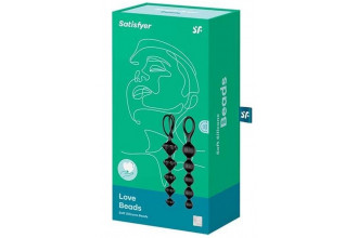 Набор из 2 чёрных анальных цепочек Satisfyer Love Beads Набор из 2 чёрных анальных цепочек Satisfyer Love Beads