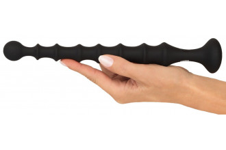 Черная анальная ёлочка Magic Anal Wand - 26,9 см.