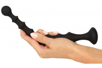 Черная анальная ёлочка Magic Anal Wand - 26,9 см.